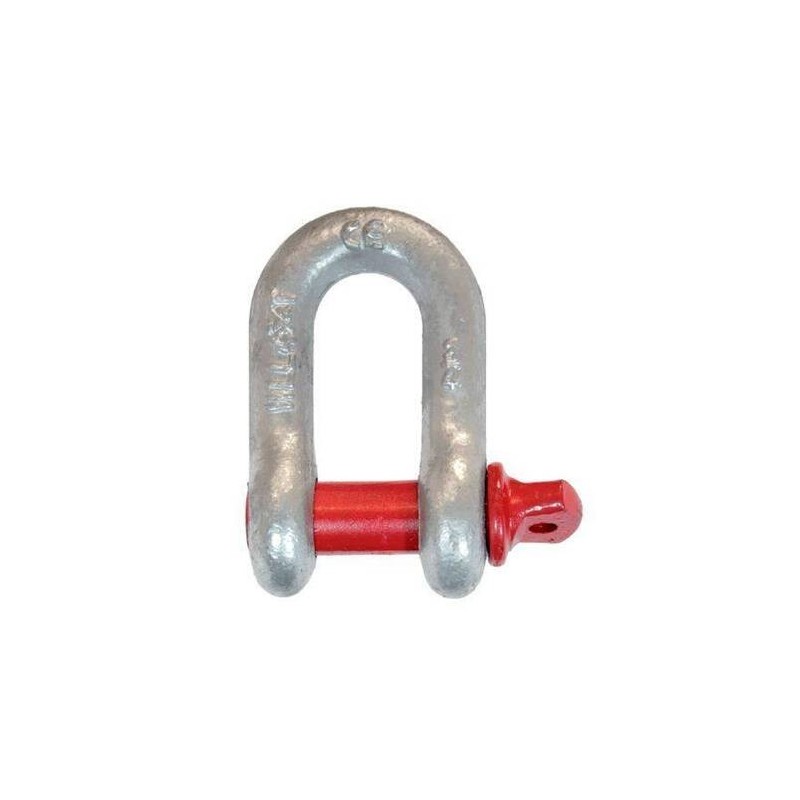 GRILLETE RECTO ALTA RESISTENCIA ZINCADO 42MM 8 TON.