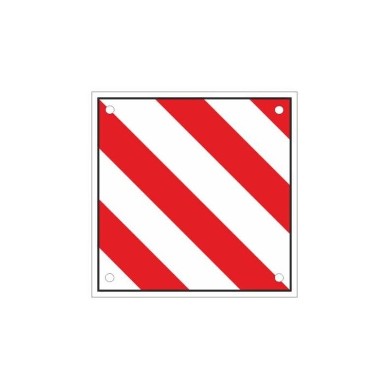 PLACA CARGA SALIENTE HOMOLOGADA