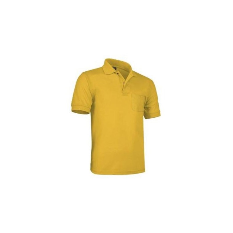 POLO M/C. 1BOLS. TERGAL AMARILLO T-S 0