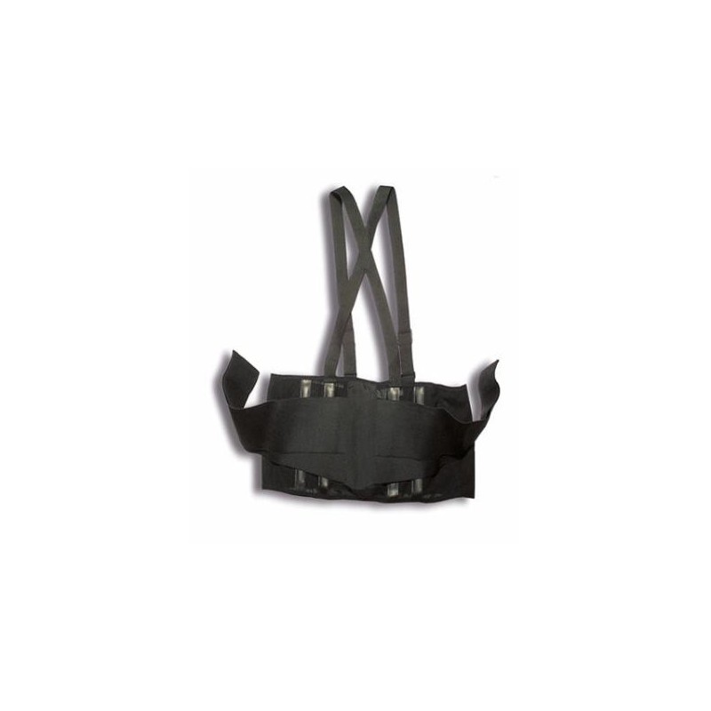 FAJA LUMBAR AJUSTABLE CON TIRANTES TALLA XXL (139 A 167 cm)