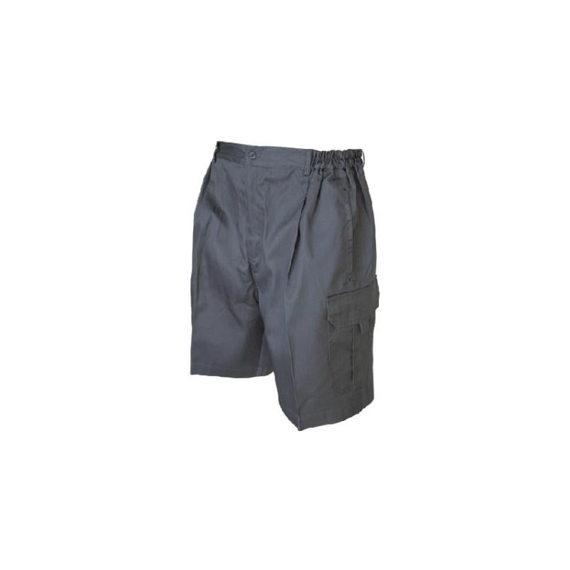 BERMUDA MULTIBOLSILLOS-TERGAL GRIS 56-58 (TALLA 2XL)