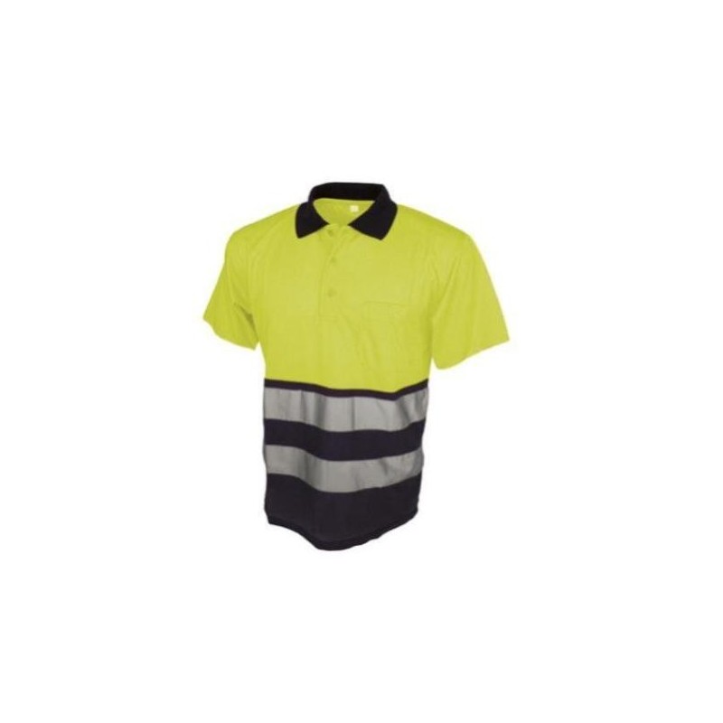 POLO M/C 1BOLS.COMBINADO AV.EN 471-MARINO/AMARILLO T-XXL 0