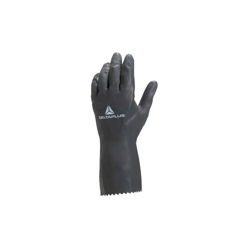 GUANTE  LATEX NEOPRENO NEGRO T-7