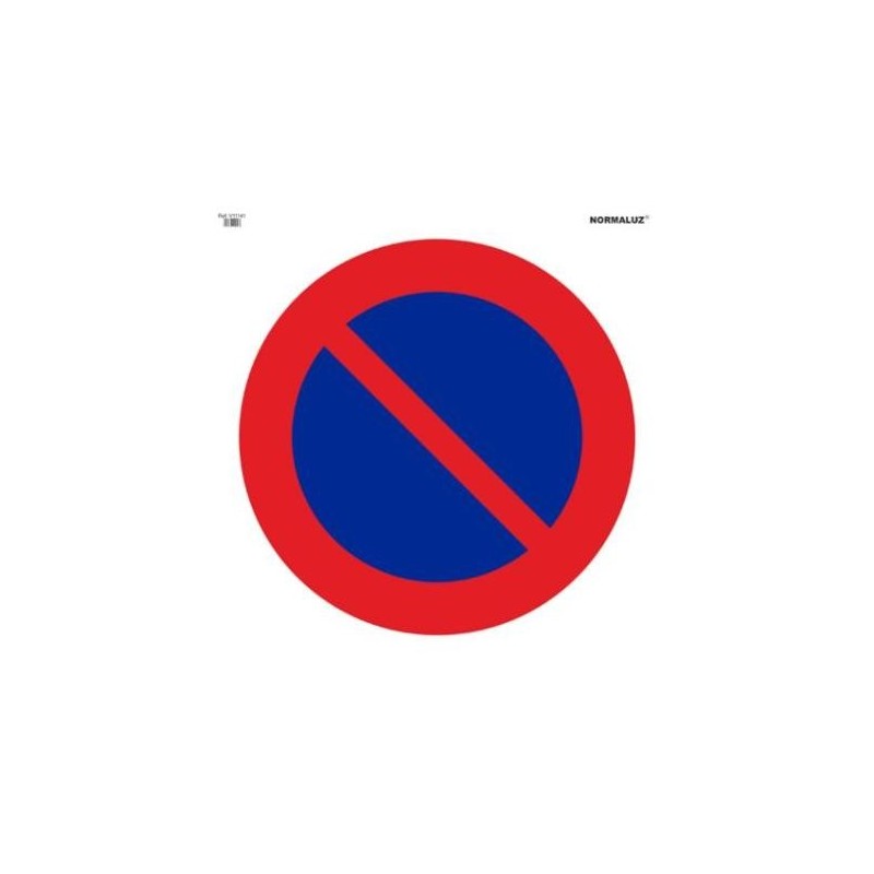 SEÑAL BOLSA 70X70 OBRA ''ESTACIONAMIENTO PROHIBIDO''