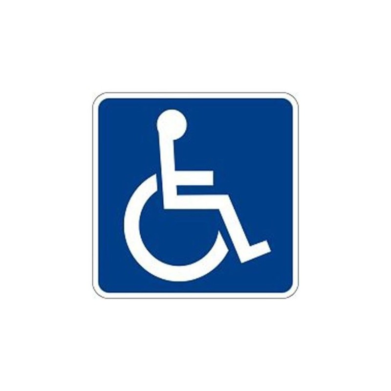 SEÑAL METAL CUADRADA 50 ESTACIONAM. MINUSVALIDO S-17A