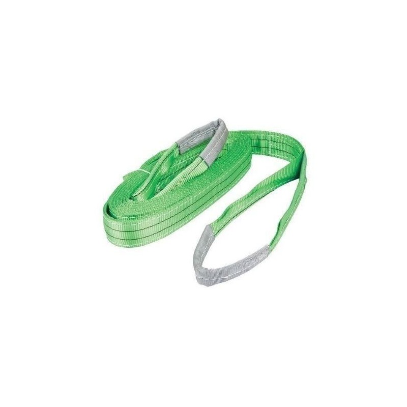 ESLINGA POLIESTER DOBLE BANDA 2000KGS 60MM 2MTS VERDE