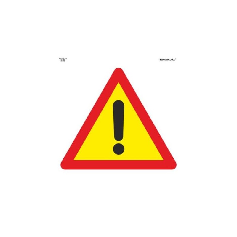 SEÑAL BOLSA 70X70 OBRA ''PELIGRO INDEFINIDO''