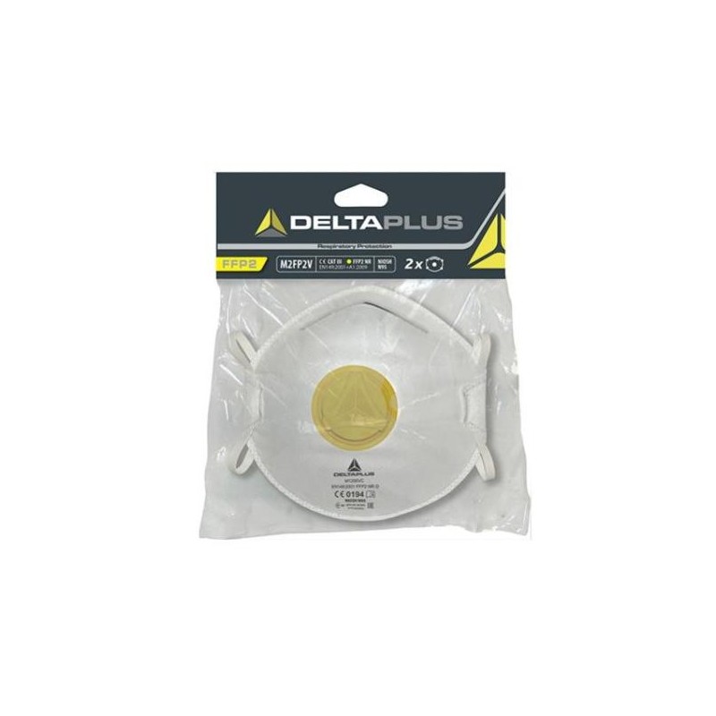 KIT DE 2 MASCARILLAS FFP2 CON VÁLVULA EN149