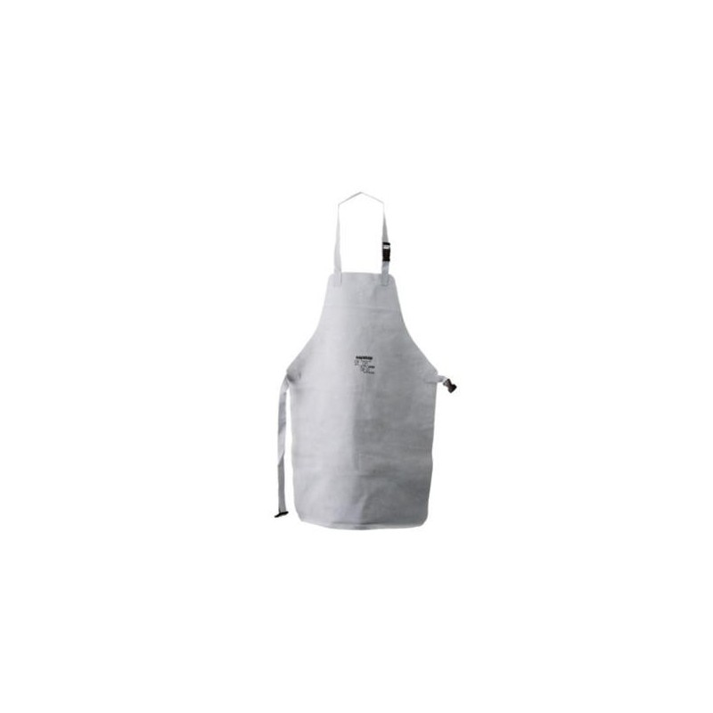 DELANTAL SOLDADOR CUERO VACUNO GRIS 90X60CM