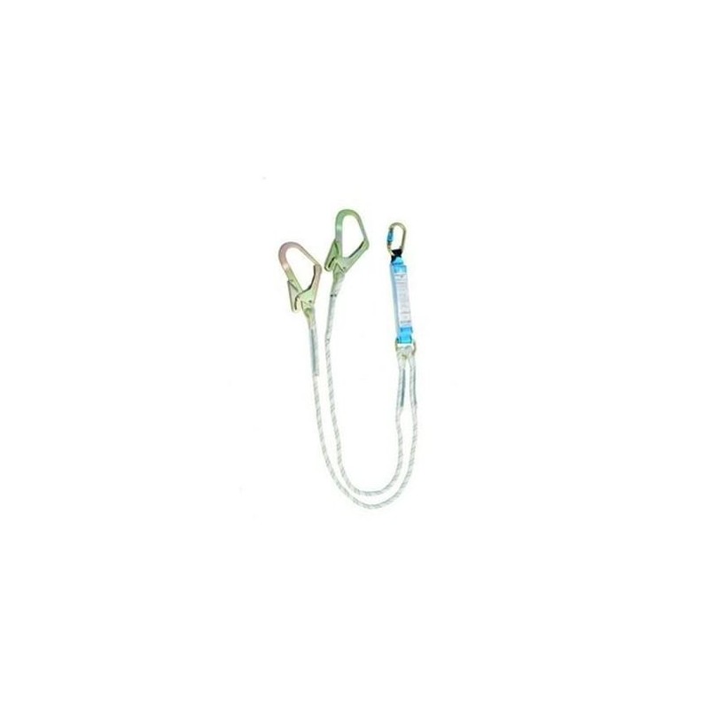 DOBLE CUERDA 1.80 MTS. ASTUN CON ABSORBEDOR Y 2 MOSQ. MAXI . .