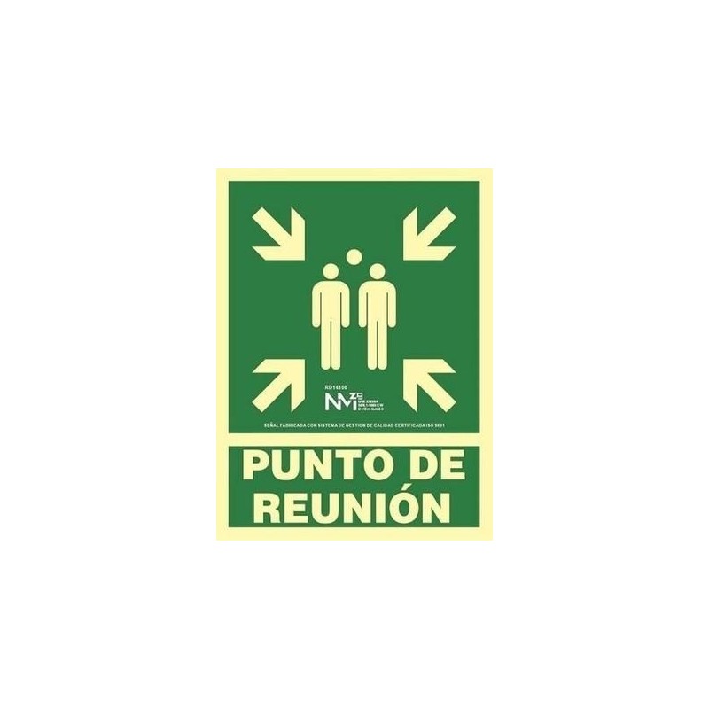 SEÑAL FOTOL.45X60  ''PUNTO DE REUNIÓN''