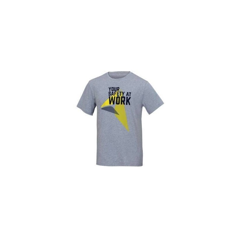 CAMISETA GRIS ROMA 100% ALGODÓN