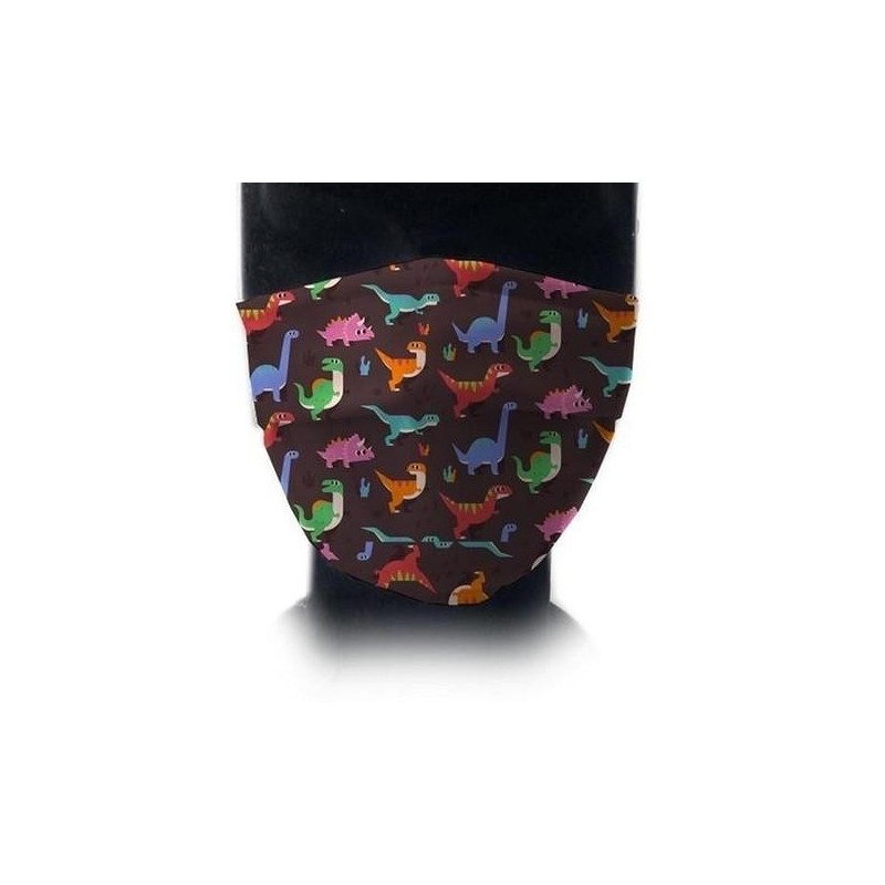 MASCARILLA IMASKKI 3-6 AÑOS ''DINOSAURIOS'' UNE0065 (60 LAVADOS)