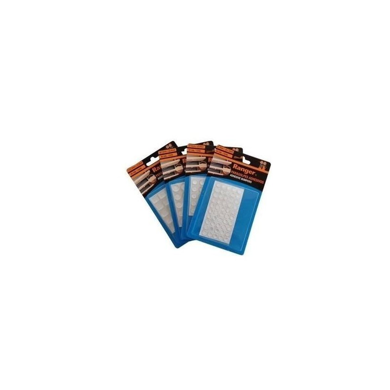 PARAGOLPES ADHESIVO TRANSP. CUADRADO 12,5MM X 5,8MM