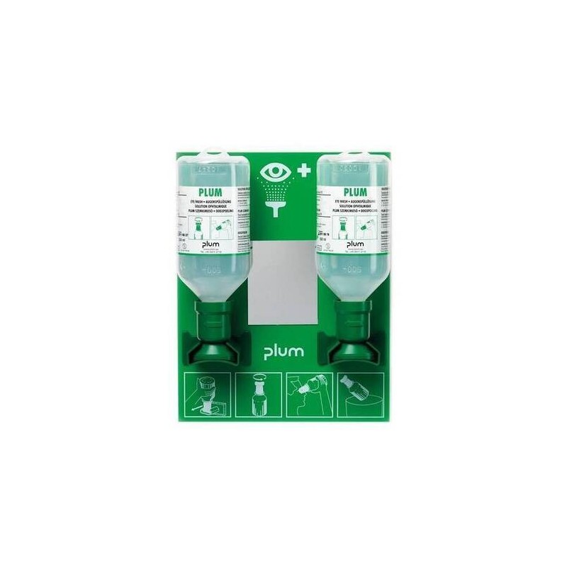 ESTACION DOBLE PARED 2 BOTELLAS 500ML LAVAOJOS