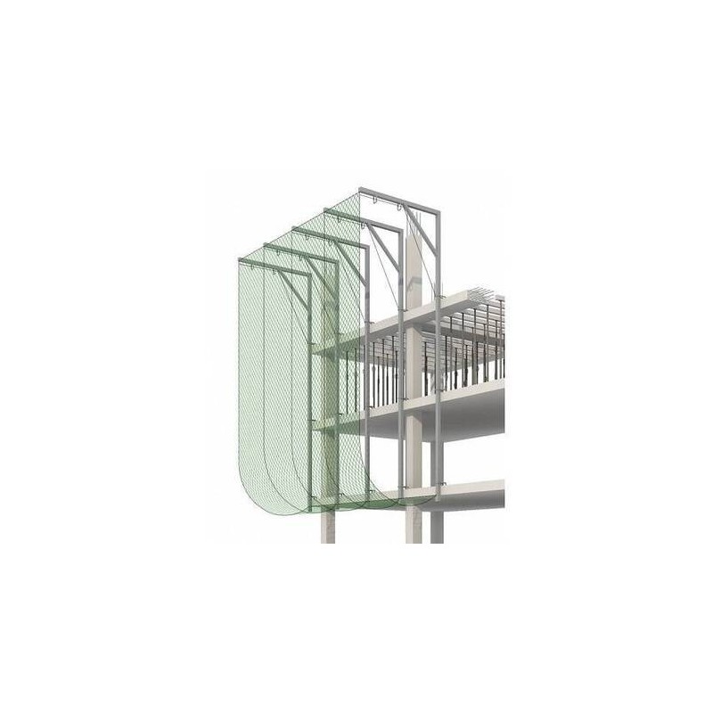 RED DE SEGURIDAD 5X10 MTS SISTEMA ''V'' ROMBO DE 10 cmts. EN-1263