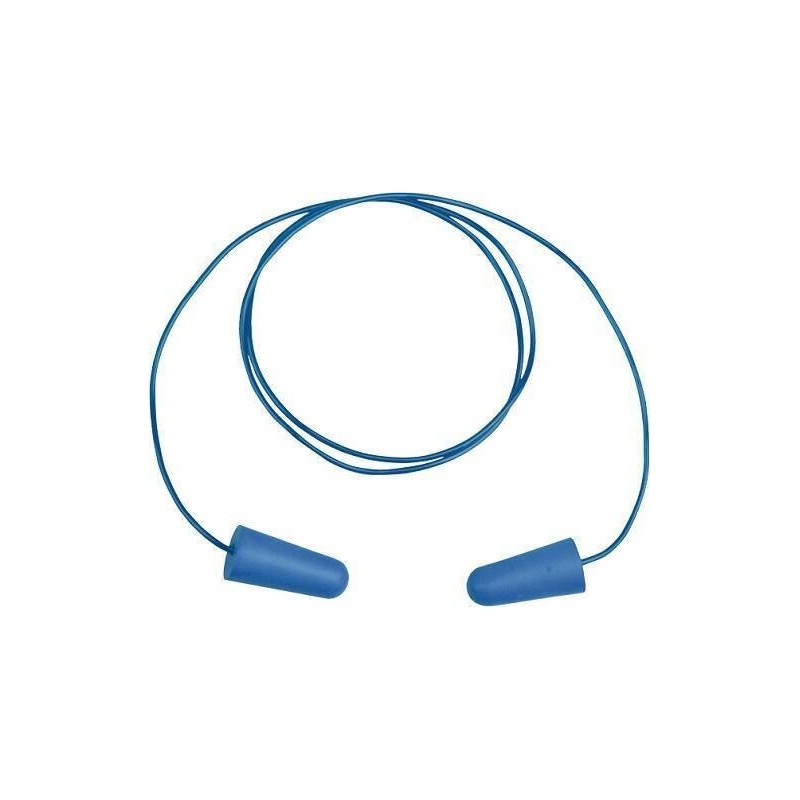 CAJA 200 PARES DE TAPONES CONICDE CON CORDÓN