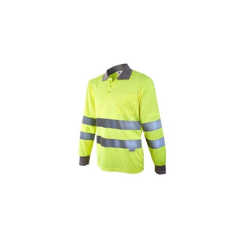 POLO M/LARGA 1B. ALTA VISIB-EN 20471 AMARILLO TALLA L .