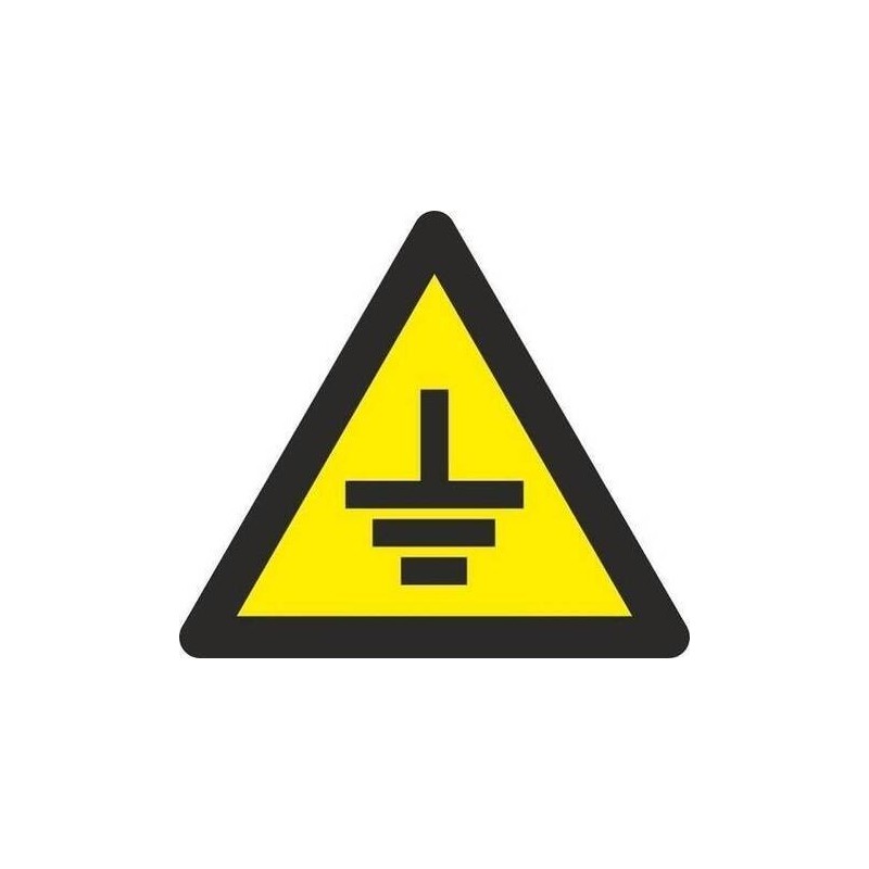 TRIANGULO TIERRA TROQ. 10CMTS.ADHESIVO