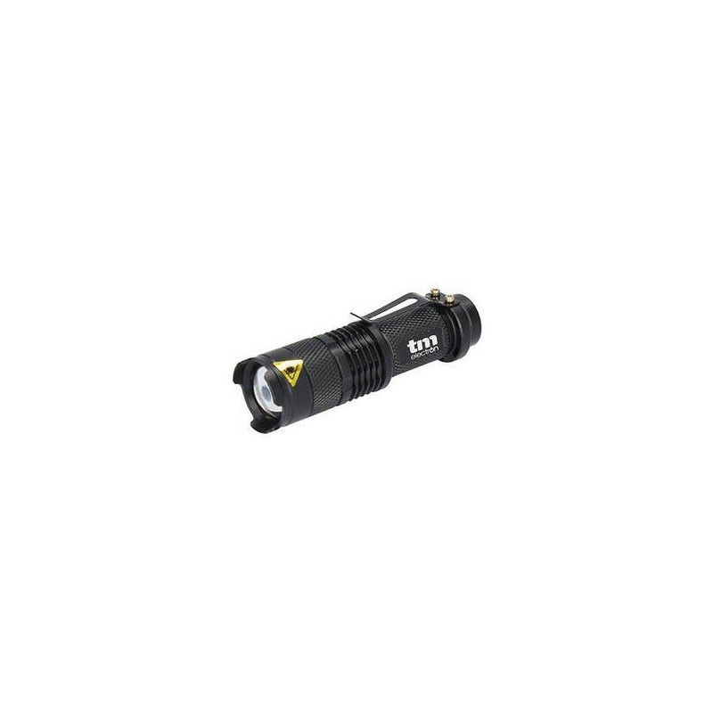 LINTERNA LED 3W CON PILA DE BOLSILLO ALUMINIO 2 POSICIONES TME