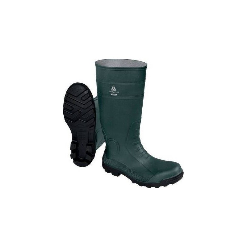 BOTA AGUA PVC  PUNTERA PLANTILLA ACERO S5 SRA VERDE