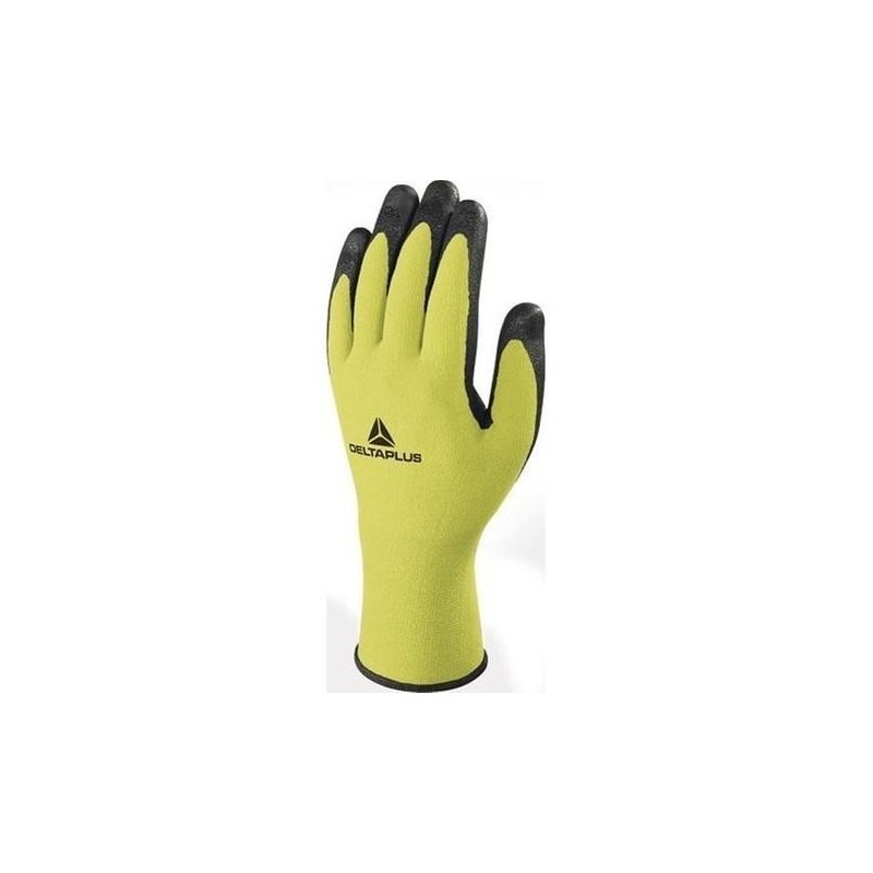 GUANTE POLIÉSTER - ESPUMA DE NITRILO/TPU AMARILLO FLUOR EN388 3,1,2,1,X
