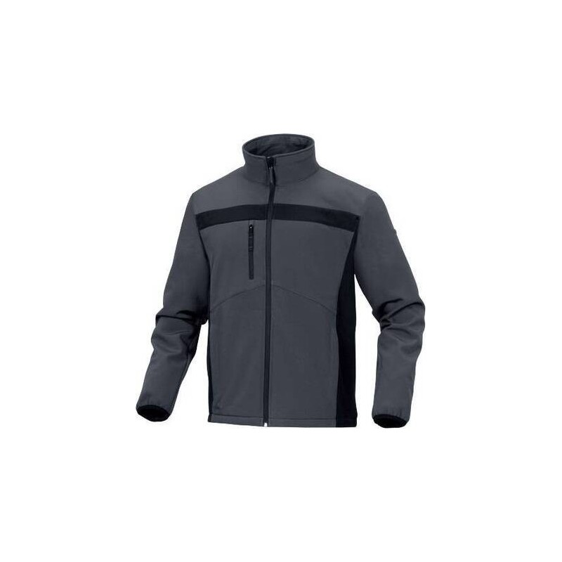 CHAQUETA LULEA SOFTSHEL NEGRO / GRIS