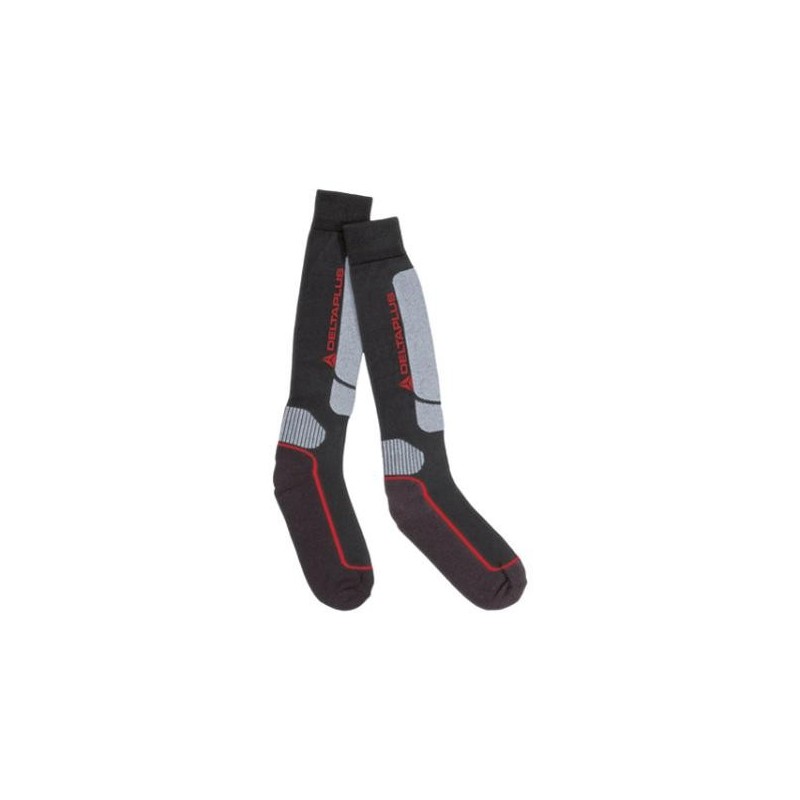 CALCETIN INVIERNO ANTIESTATICO Y ANTIBACTERIANO NEGRO / GRIS