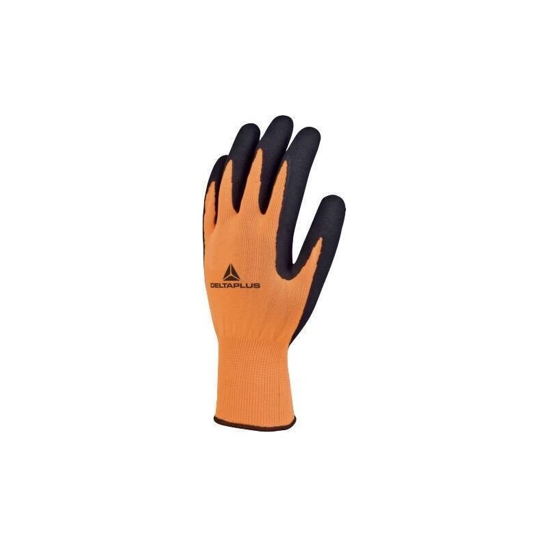 GUANTE NARANJA A.VISIBILIDAD LATEX  EN388 2,1,2,1,X