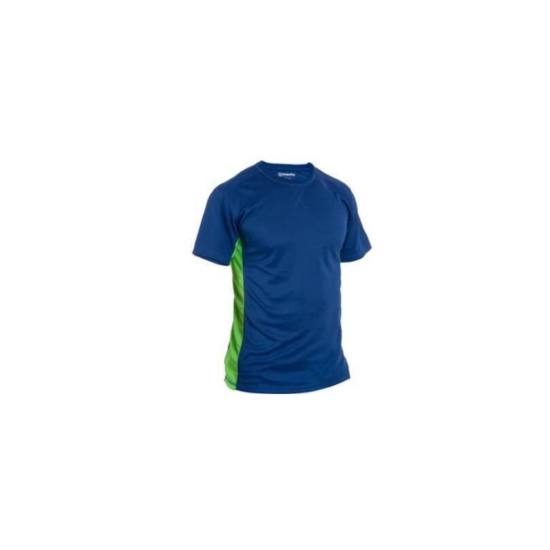 CAMISETA M/CORTA JET AZUL/VERDE
