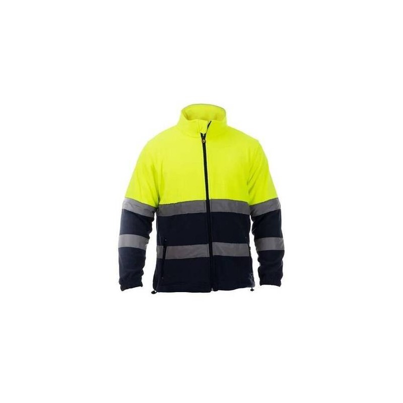CHAQUETA POLAR COMB. PLANET A.V. MARINO/AMARILLO