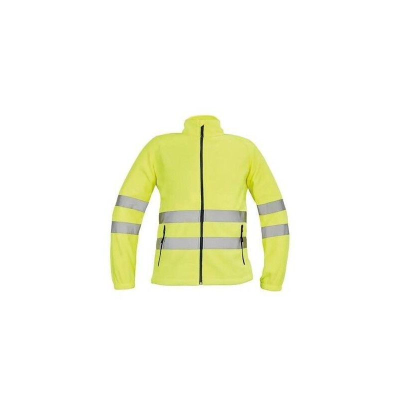 CHAQUETA POLAR C/CREMALLERA SPACE A.V. AMARILLO FLUOR