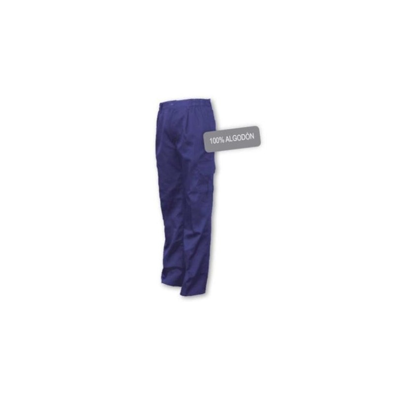 PANTALON MULTIBOLSILLOS-100% ALG.MARINO