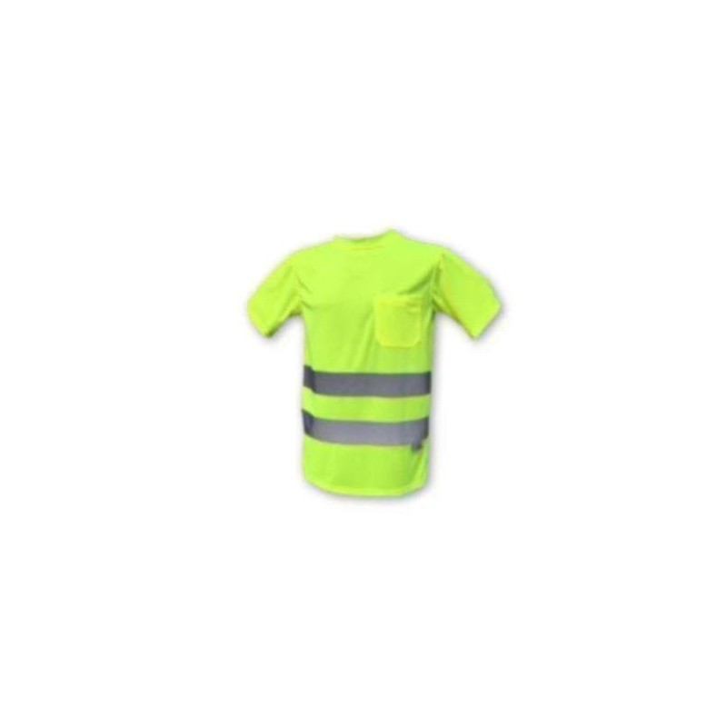 CAMISETA ALTA VISIBILIDAD TEJIDO COOL AMARILLO FLUOR