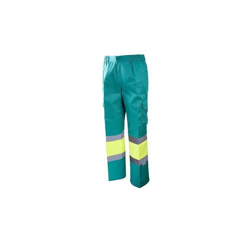 PANTALON MULTI.COMBINADO AV-471-VERDE CLARO/AMARILLO