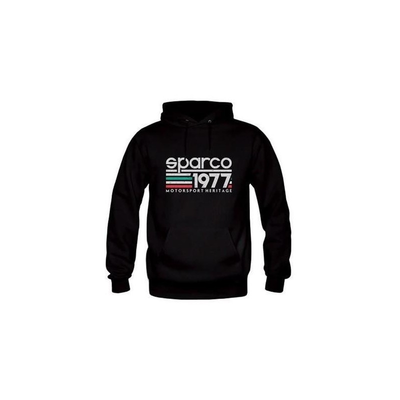 SUDADERA HOODIE VINTAGE 77 NEGRO