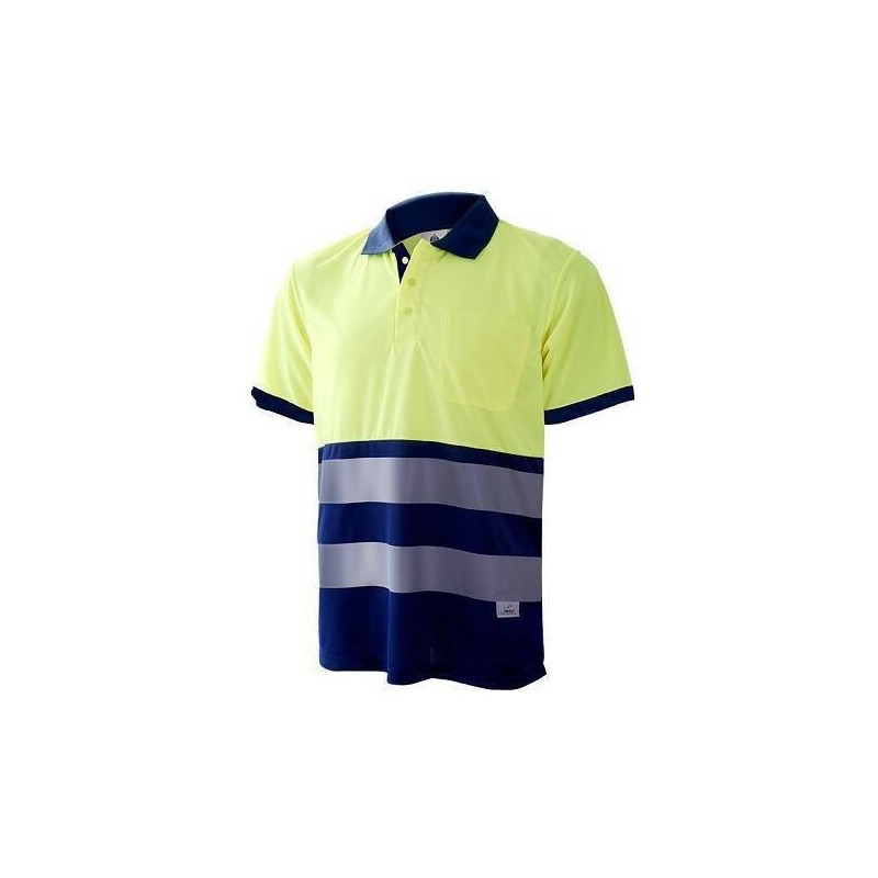 POLO M/C 1BOLS.COMBINADO AV.EN 471-AZULINA/AMARILLO