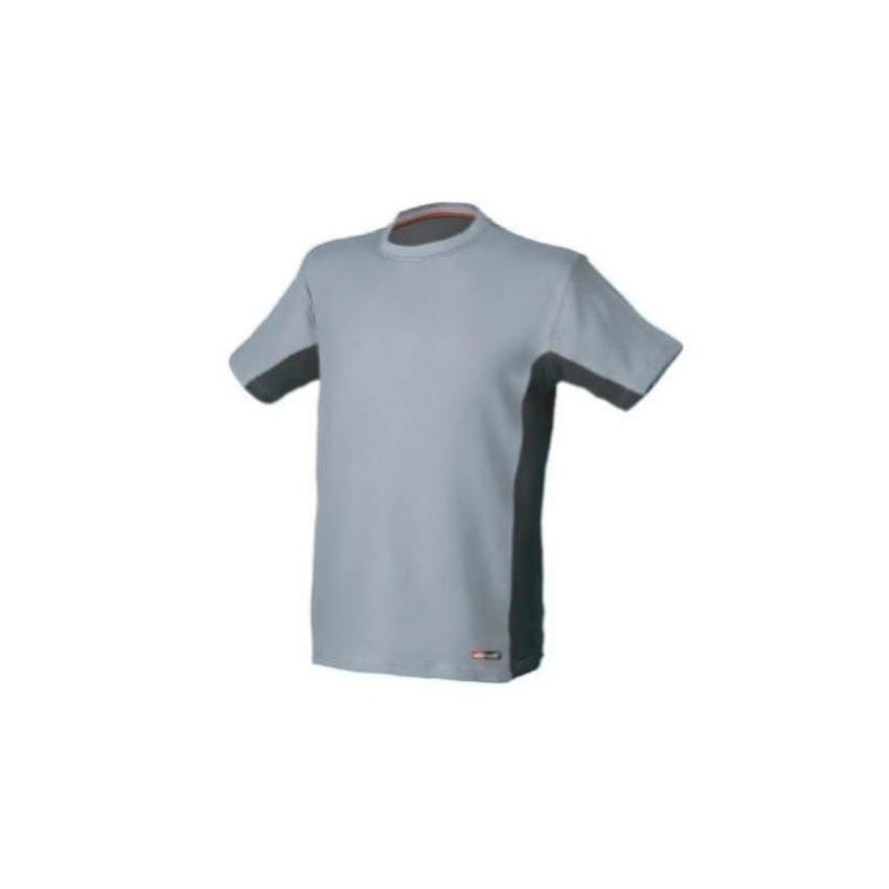 CAMISETA STRECH ISSA GRIS NEGRO