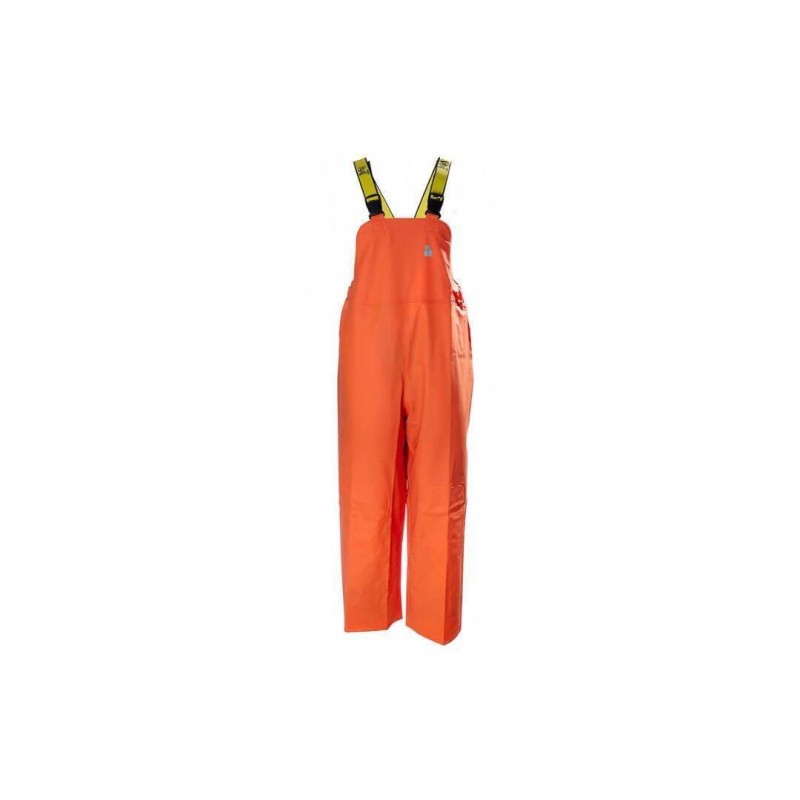 PANTALÓN C/ TIRANTES IMPERMEABLE NARANJA TRIVICOMPOSICIÓN 87% PVC - 13% POLI.