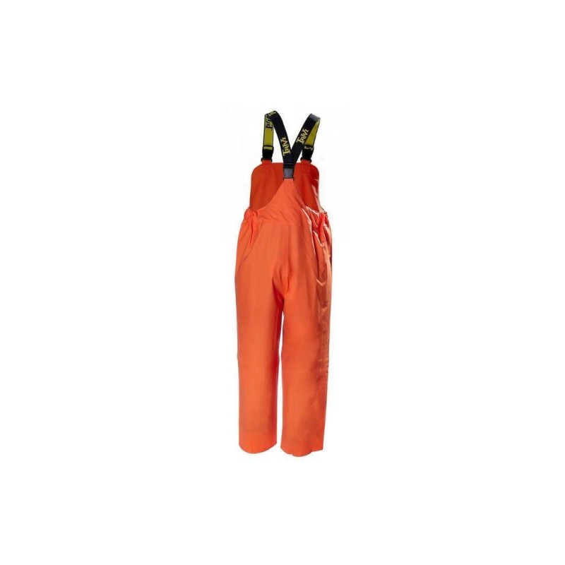 PANTALÓN C/ TIRANTES IMPERMEABLE NARANJA TRIVICOMPOSICIÓN 87% PVC - 13% POLI.