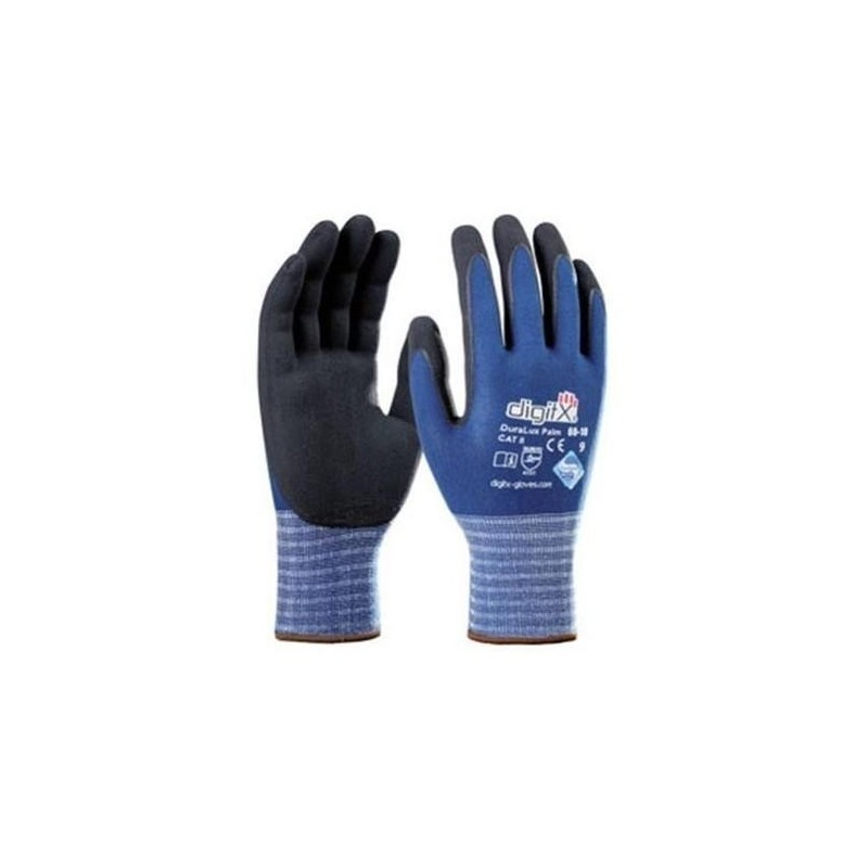 GUANTE DURALUX PALM NITRILO DORSO AIREADO EN388 4,1,3,1