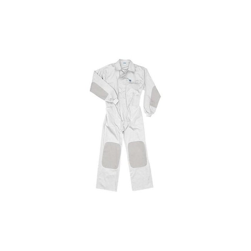 BUZO POLICOTON 50%  50% RODILLERAS + CODERAS BLANCO