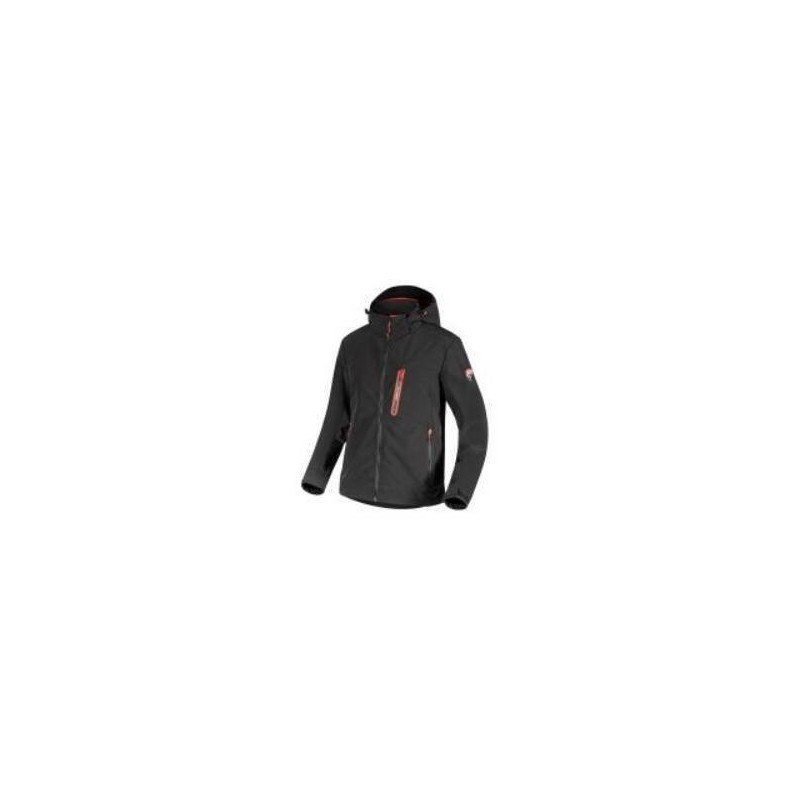 CHAQUETA SOFTSHELL DUCATI 80013 NEGRO
