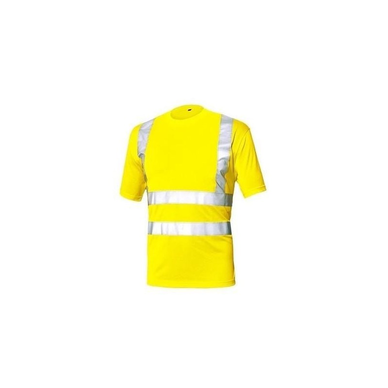 CAMISETA M/CORTA  EN ISO 20471-EN 13688 AMARILLO ALTA VISIBILIDAD