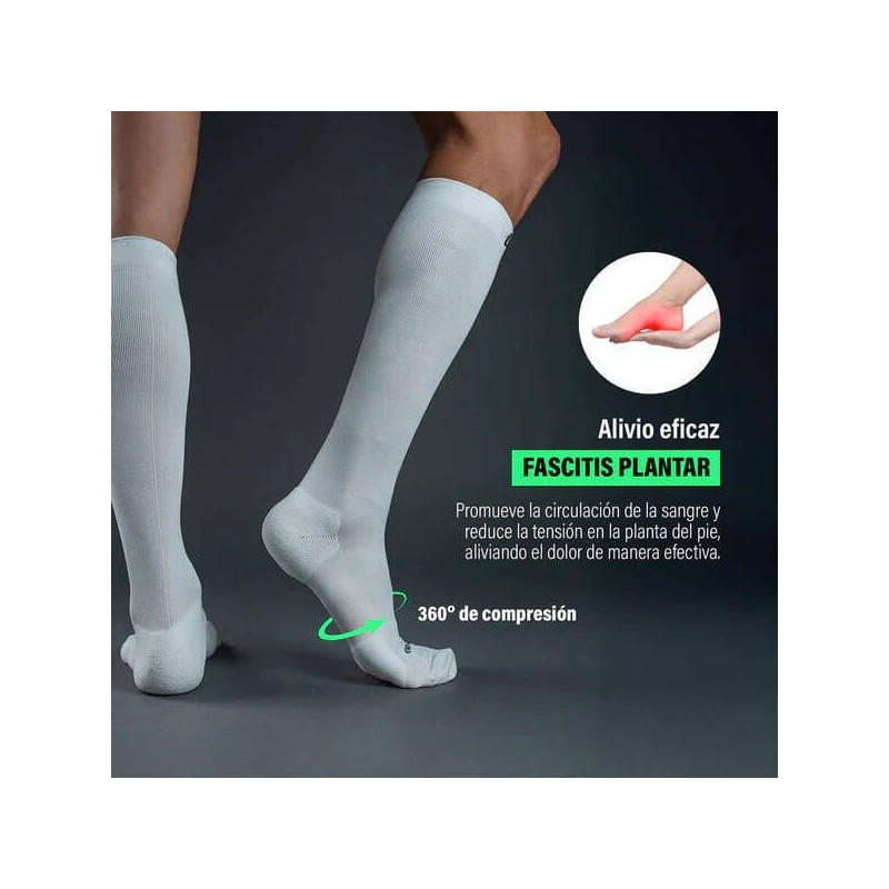 CALCETIN PODOKS COMFORT H6 PIERNAS CANSADAS BLANCO