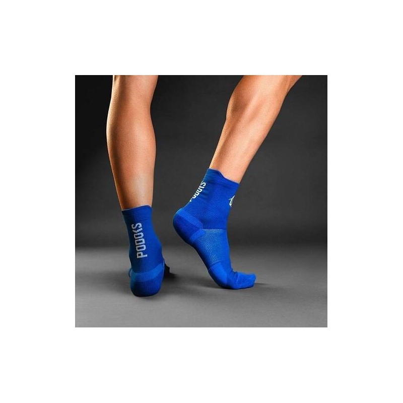 CALCETIN PODOKS RUNNING PRO H3 AZUL METÁLICO