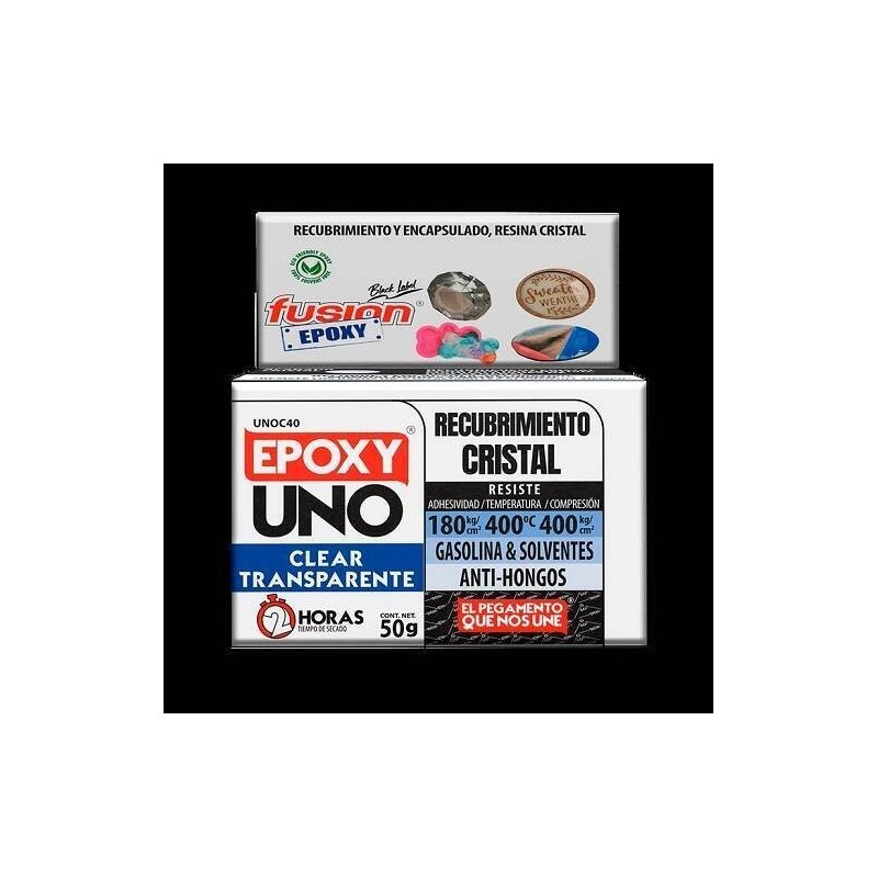 PEGAMENTO EPÓXICO TRANSPARENTE 50 GR FUSION EPOXY