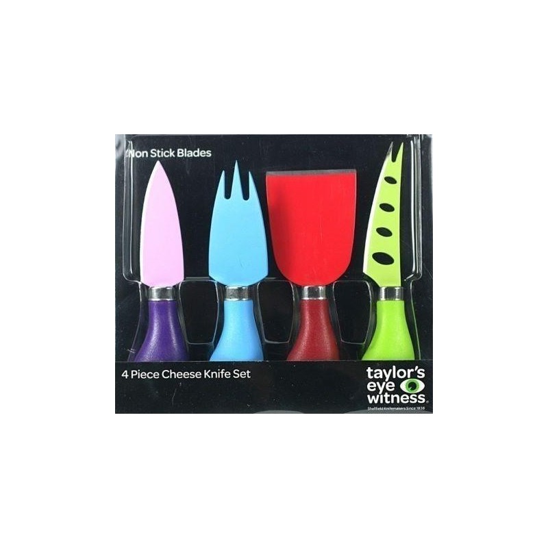 TAYLORS SET 4 UTENSILIOS ANTIADHERENTES DE COLORES
