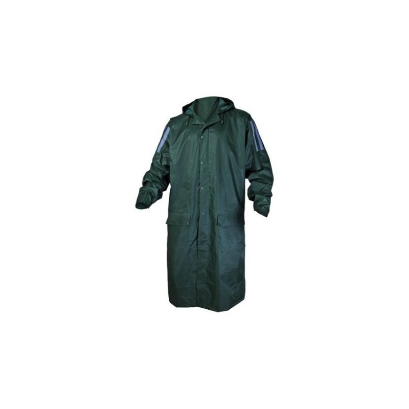 GABARDINA DE LLUVIA NYLON FINA TALLA 2XL VERDE . .***NO SE ACEPTA DEVOLUCIÓN''